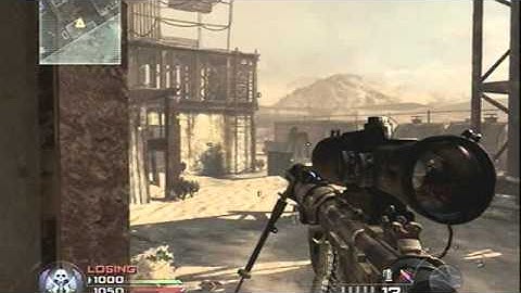 MW2 1v1 quick scope