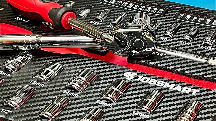 NEW! JobSmart 82 pc. 3/8 in. Drive and 1/4 in. Drive - Budget Friendly Mechanic's Tool Set