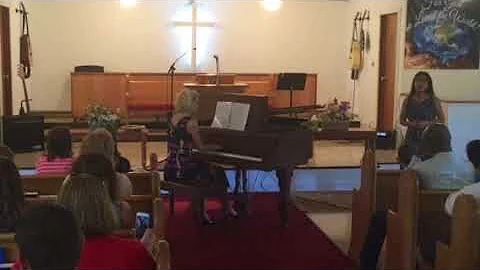 Jessica Freeland singing "For Good"