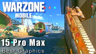 Warzone Mobile New Update Max Graphics iPhone 15 Pro Max 4K 60FPS @DavidHarry