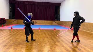 Lightsaber Sparring - Jedi Knight Miguel vs Darth Rui