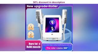 #EMS Vacuum Inner Ball Roller 360 Degree Rolling Cellulite Massage Weights Loss Machine Body Muscle