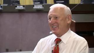 Ron Roberts attends his final meeting of the San Diego County Board...