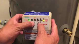 Revised: NO HOT WATER. White Rodgers gas valve  how to reset