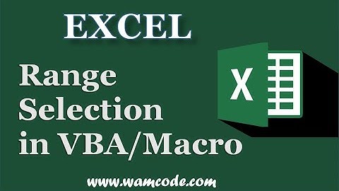 EXCEL CTRL+A (Current Region) in VBA || #WamCode
