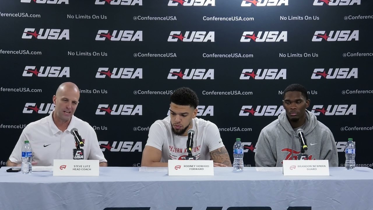 CUSA Men's Basketball Tournament Quarterfinals Press Conference | WKU