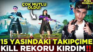 ABİ KİLL REKORUMU KIRAR MISIN DEDİ... GEREKENİ YAPTIM! ÖZEL VİDEO ! / PUBG MOBİLE