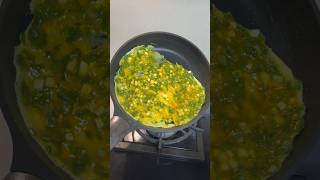 Spring Onion Scrambled Eggs | Relaxing ASMR Cooking#shorts