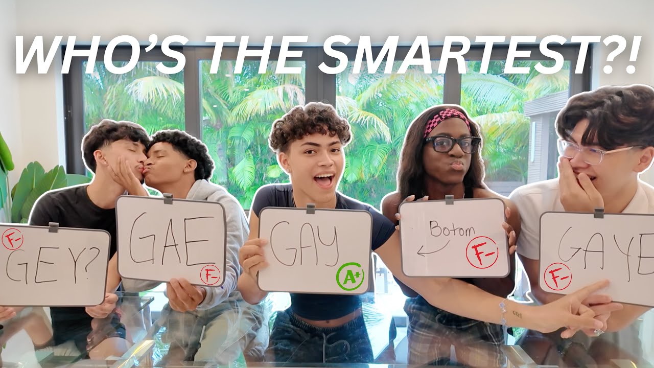 5 Gays Have a SPELLING BEE! *CHAOTIC*