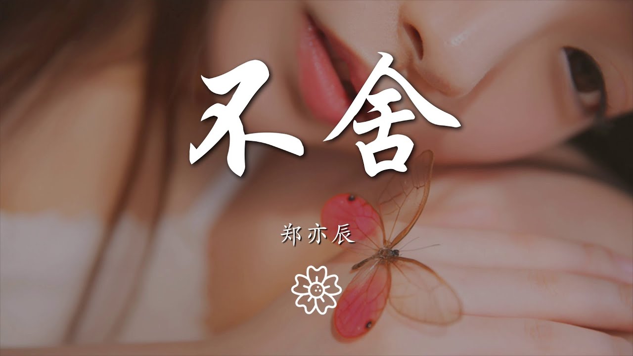 鄭亦辰 - 不捨『縱然對你有太多的不捨』【動態歌詞Lyrics】 - YouTube