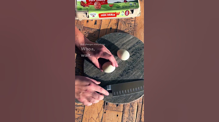 Best hard boiled egg hack ever