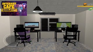 MAKIN KEREN! DEKORASI INTERIOR WARNET GUA! | INTERNET CAFE SIMULATOR - ANDROID