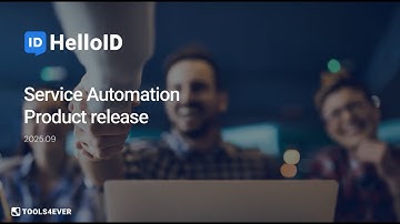 HelloID Service Automation - Product Update 2025.09 - Identity as a Service