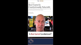 Is Rent Control Constitutional? - Siegel Capital