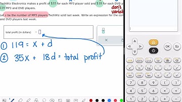 ALEKS: Writing a multi-step equation for a real-world situation