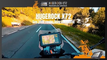 SEE YOUR LINE. IN ANY LIGHT #HUGEROCK #HUGEROCKX72 #rallyracing  #adventure #navigation #motorcycle
