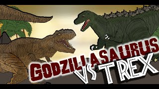 Godzillasaurus Vs T Rex Kaiju Moments