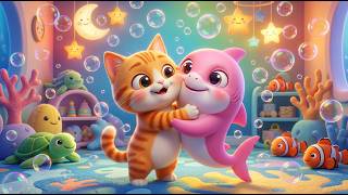 Bubble Monster Appears 😨| Kitty Protects Baby Shark | Best Version | Nursery Rhymes & Kids Adventure
