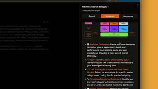 How to Use the Markdown Widget in OpenLIT – Visualize Trends Over Time