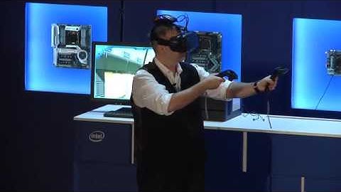 INTEL SHOWS OFF WIRELESS VR ON THE HTC VIVE