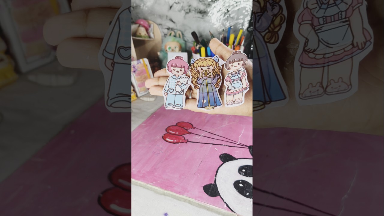 kawaii stickers inspired by cuddle cloud #cuddlecloud #bagpins #craft #kids #dressupkawaiistickers💐