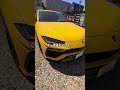 ウルスの駐車場の真横のビルが燃えてウルスにも被害がありました　#りっきー社長 #ランボルギーニ