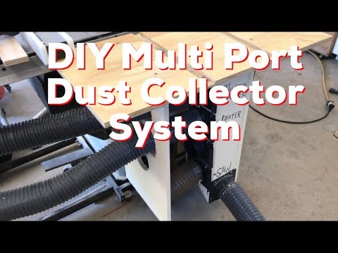 DIY Multi Port Vacuum Dust Collector System