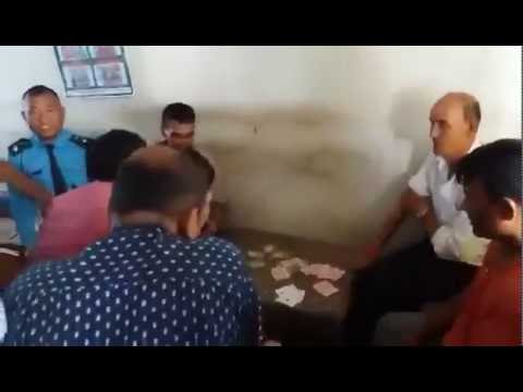 Goverment officers found playing cards in Singha Durbar