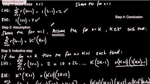 Further Pure 1 - FP1 - Proof by Induction - Series Summation of a Series