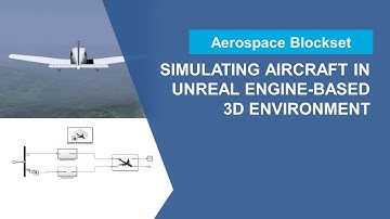 Simulating Aircraft in Unreal Engine-based 3D Environment Using Aerospace Blockset