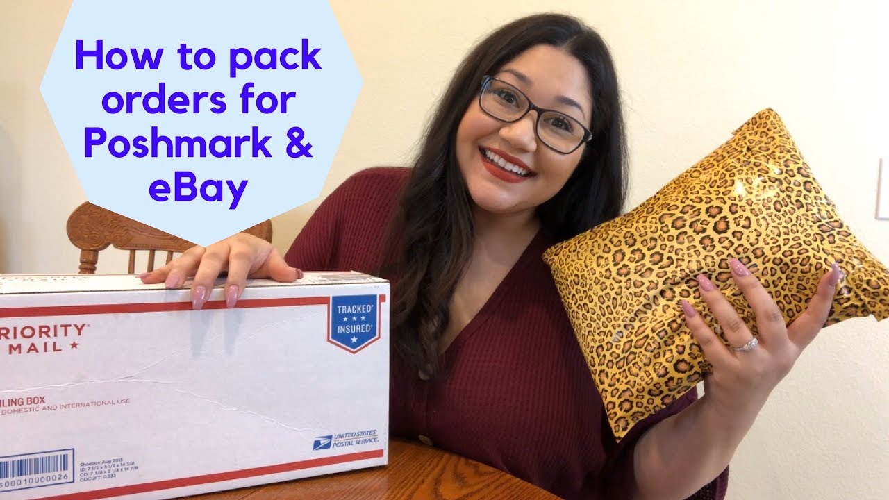 How to Pack Orders to Ship on POSHMARK and EBAY YouTube