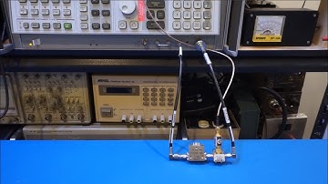 HP 8566B Tracking Generator Using HP 8671A Synthesizer