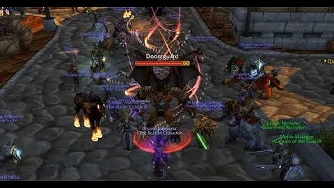 Wow Classic: Warlock Ritual Of Doom in Stormwind