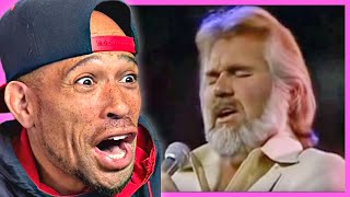 Rapper FIRST time REACTION to  Kenny Rogers  LADY! What's THIS!?