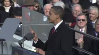 Barack Obama First Inaugural Address-Full Speech
