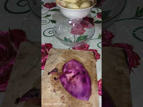 Highlight from Peeling,Cutting Slicing UBE#youtubeshorts#joinmembership