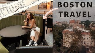 Explore Boston With Me As A New Yorker (vegan food, red sox game, dark academia aesthetic)