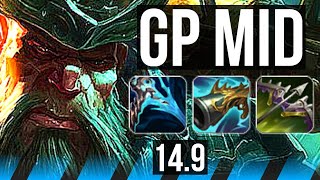 GANGPLANK vs QIYANA (MID) | 70% winrate, Godlike | EUW Diamond | 14.9