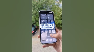 iOS 26 beta 9 Animations