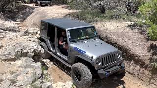 Jeep JK on 35s at hidden falls