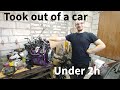 How to pull out engine from mazda rx8