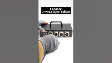 Pknight 4-Channel DMX512 Signal Splitter