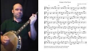 Keeper of the Flame (Waltz by Rick Muir) on tenor banjo, dedicated to Ted McGraw