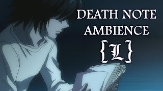 Death Note Ambience [L] - [Nighttime Room, Intense Typing, Thinking, Eating Chips]