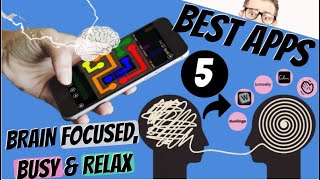 5 Awesome Apps📱,To Keep Your Brain🧠Busy,Brain🧠Relaxing,Stress Relief,Brain🧠Power,Focus Concentration screenshot 4