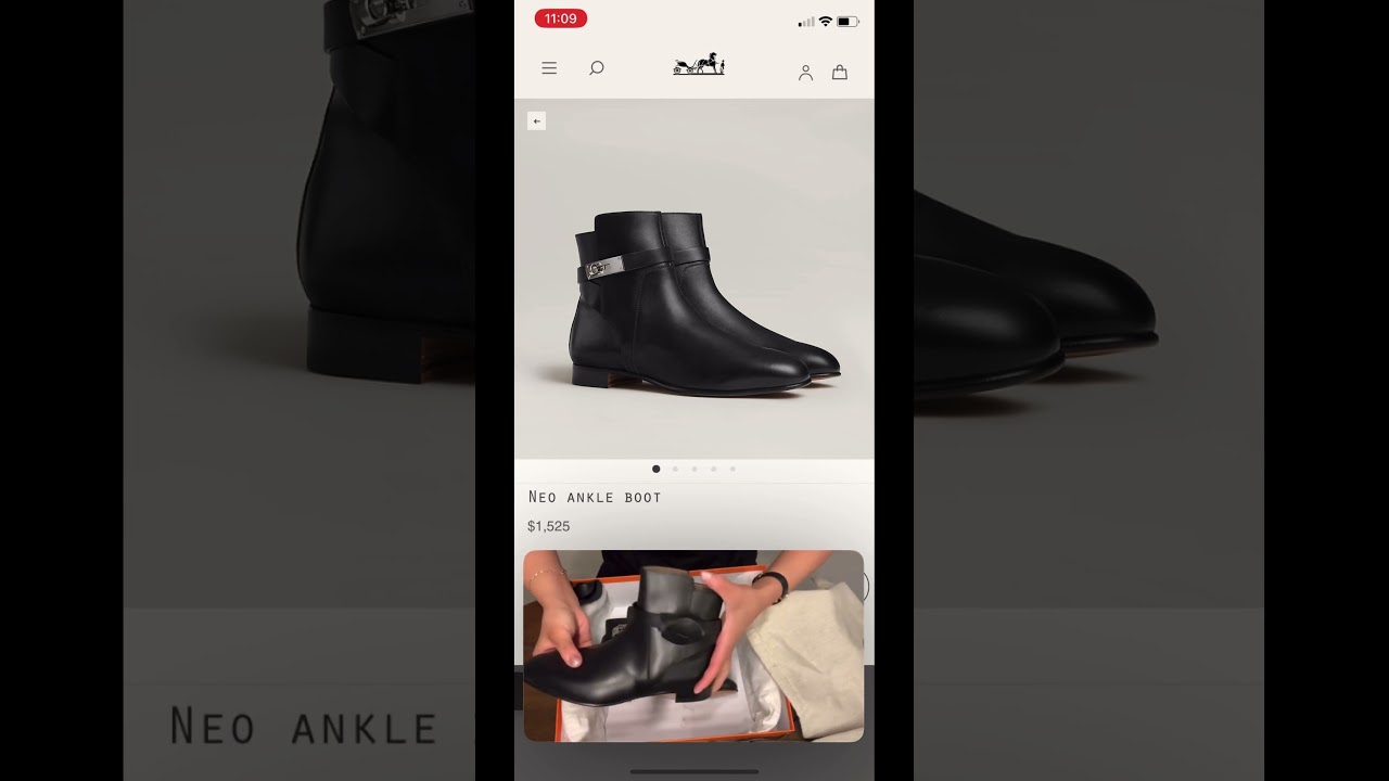 HERMES ASMR UNBOXING 🔥🔥🔥// Neo Ankle Boots in size 38.5 cm