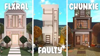 Building a 3x3 House in Bloxburg ft. Kachunkie & Faulty | Roblox