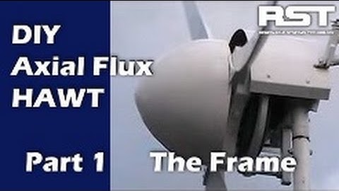 Build A DIY Axial Flux Wind Turbine Pt 1: The Frame