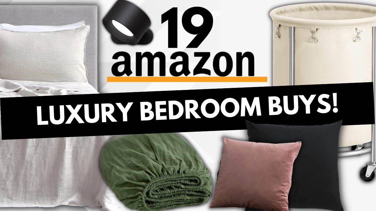 Luxury Bedroom Essentials from AMAZON! Affordable Bedroom MUST HAVES