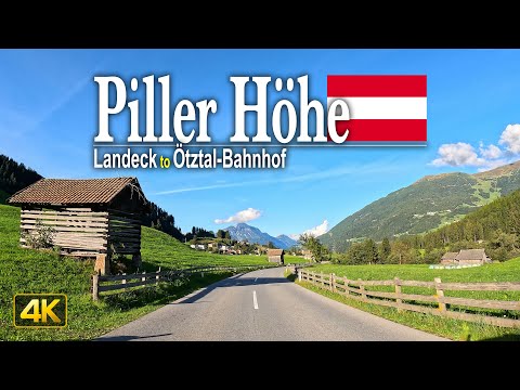 Driving the Piller Mountain Pass (Piller Höhe) in Austria 🇦🇹 Drive from Landeck to Ötztal-Bahnhof